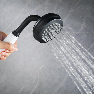 Ruth Black Freestanding Tub Faucet Clawfoot Tub Faucet with Hand Shower